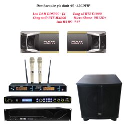 DÀN KARAOKE GIA ĐÌNH AS - 22GDVIP