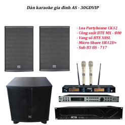 DÀN KARAOKE GIA ĐÌNH AS - 30GDVIP