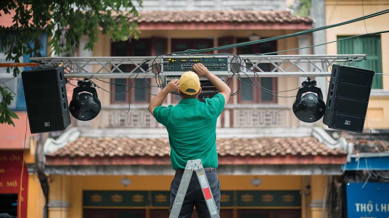 Lắp Đặt Hệ Thống Âm Thanh Hà Nội Giá Rẻ Uy Tín 2 Dịch vụ lắp đặt hệ thống âm thanh Hà Nội