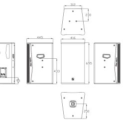 Loa Fullranger Luck-Pro Luxury 90 1 2 2