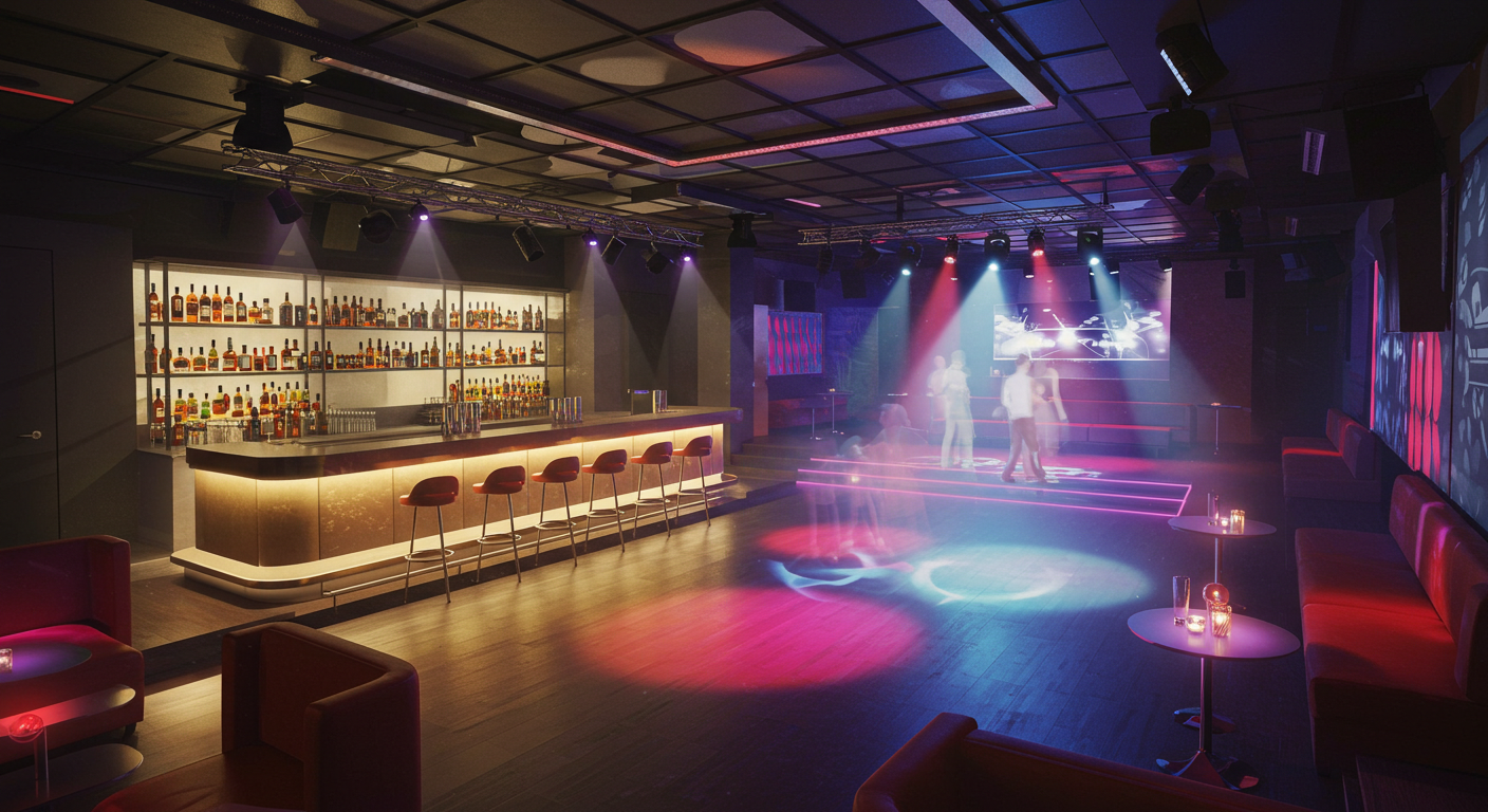 Bí quyết nâng cấp hệ thống ánh sáng bar, club 1 Nâng cấp hệ thống ánh sáng bar, club