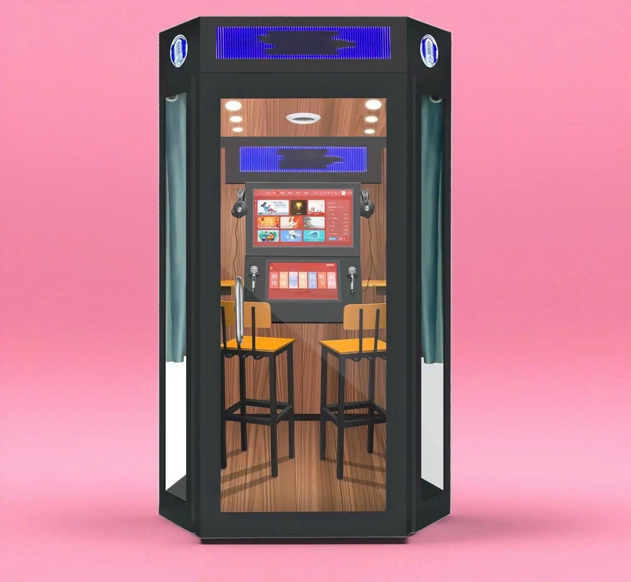 Thi Công Karaoke Box Trọn Gói Hà Nội: Hướng Dẫn Đầu Tư Thông Minh 2025 1 phong karaoke mini sang trong.jpg