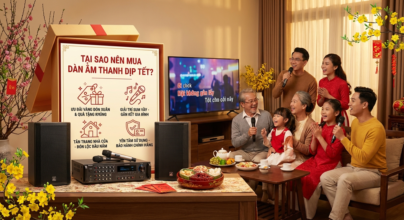 Mua Dàn Âm Thanh Tết Ở Đâu Uy Tín