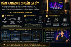 dàn karaoke chuẩn là gì