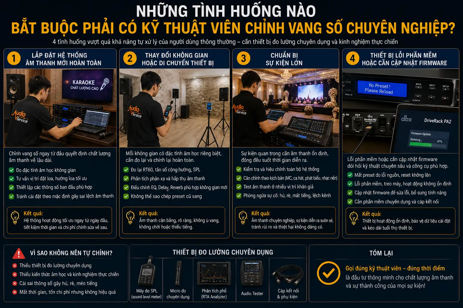 Thợ Chỉnh Vang Số Tại Hà Nội: Khi Nào Nên Gọi Kỹ Thuật Viên 2 Những Tình Huống Nào Bắt Buộc Phải Có Kỹ Thuật Viên Chỉnh Vang Số Chuyên Nghiệp?
