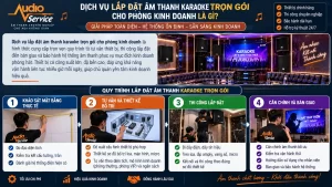 Dịch Vụ Lắp Đặt Âm Thanh Karaoke Trọn Gói Cho Phòng Kinh Doanh Là Gì?
