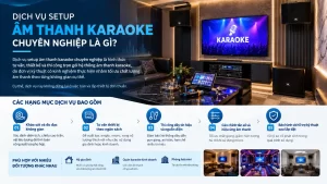 Dịch Vụ Setup Âm Thanh Karaoke Chuyên Nghiệp Là Gì?