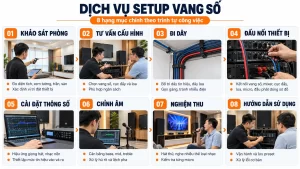 Dịch Vụ Setup Vang Số Bao Gồm Những Hạng Mục Nào?