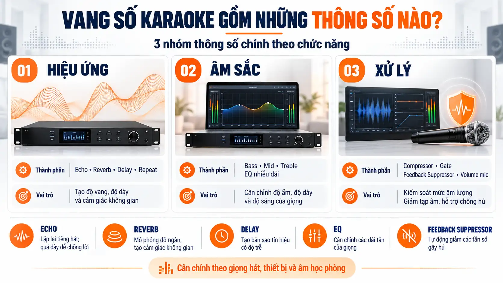 Vang Số Karaoke Gồm Những Thông Số Nào?